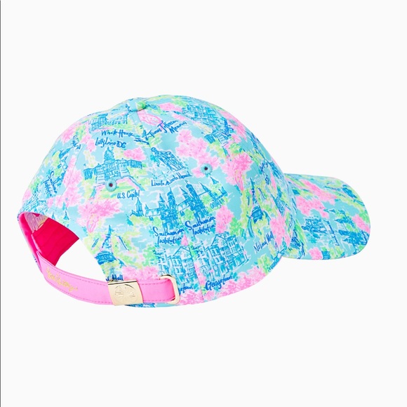 ๐ Lilly Pulitzer Run Around Hat โค๏ธ DC - Picture 8 of 13